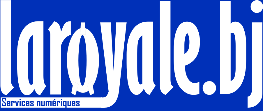 logo laroyale blanc sur bleu